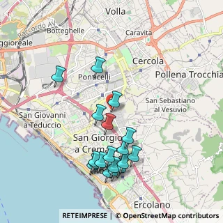 Mappa Via Pini di Solimene, 80046 San Giorgio a Cremano NA, Italia (2.20333)