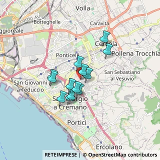 Mappa Via Pini di Solimene, 80046 San Giorgio a Cremano NA, Italia (1.30538)