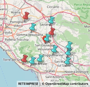Mappa Via Costantini, 80044 Ottaviano NA, Italia (7.70333)