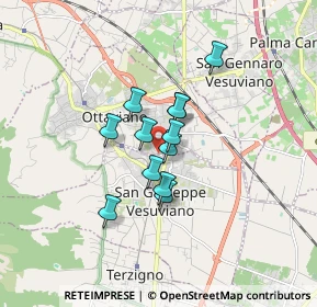 Mappa Via Costantini, 80044 Ottaviano NA, Italia (1.17417)