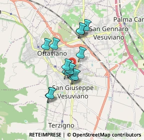 Mappa Via Costantini, 80044 Ottaviano NA, Italia (1.38385)