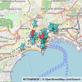 Mappa Via Emanuele de Deo, 80134 Napoli NA, Italia (1.0385)
