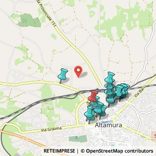 Mappa Via Crapulicchio, 70022 Altamura BA, Italia (1.197)