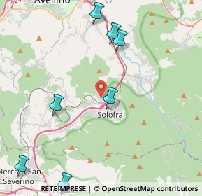 Mappa Via Francesco Guarino, 83029 Solofra AV, Italia (7.67895)