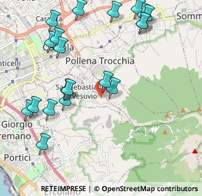 Mappa Via Giuseppe Mercalli, 80056 Ercolano NA, Italia (2.5955)