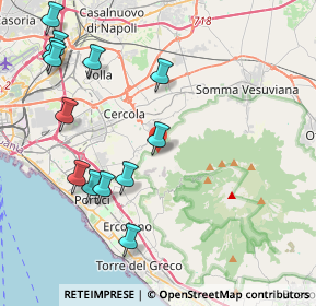 Mappa Via Giuseppe Mercalli, 80056 Ercolano NA, Italia (5.14846)