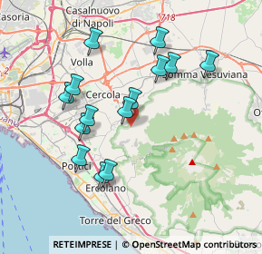 Mappa Via Giuseppe Mercalli, 80056 Ercolano NA, Italia (3.73286)