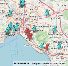 Mappa Via Giuseppe Mercalli, 80056 Ercolano NA, Italia (10.5005)