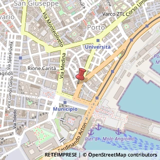 Mappa Via Agostino Depretis, 102, 80133 Napoli, Napoli (Campania)