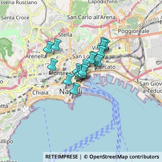 Mappa Vico II S. Nicola alla Dogana, 80134 Napoli NA, Italia (1.05105)