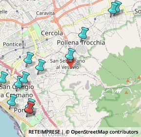 Mappa Via Archimede, 80040 San Sebastiano Al Vesuvio NA, Italia (3.16)