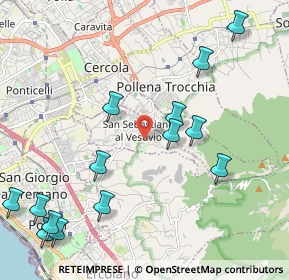 Mappa Via Archimede, 80040 San Sebastiano Al Vesuvio NA, Italia (2.74571)