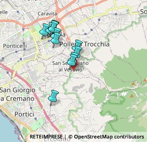 Mappa Via Archimede, 80040 San Sebastiano Al Vesuvio NA, Italia (1.64833)