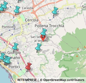 Mappa Via Archimede, 80040 San Sebastiano Al Vesuvio NA, Italia (3.56231)