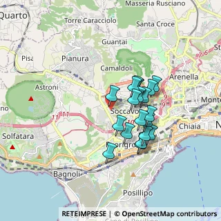 Mappa Via Orazio Coclite, 80126 Napoli NA, Italia (1.4455)