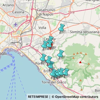 Mappa Piazza della Meridiana, 80040 San Sebastiano Al Vesuvio NA, Italia (3.55154)