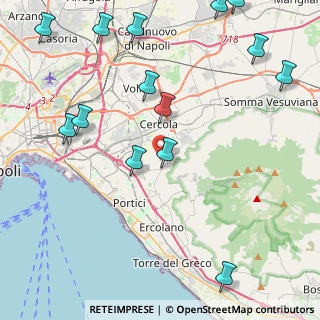 Mappa Piazza della Meridiana, 80040 San Sebastiano Al Vesuvio NA, Italia (6.05929)