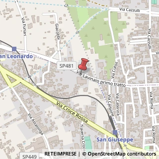 Mappa Via Lavinaio 1º Tratto, 135, 80047 San Giuseppe Vesuviano, Napoli (Campania)