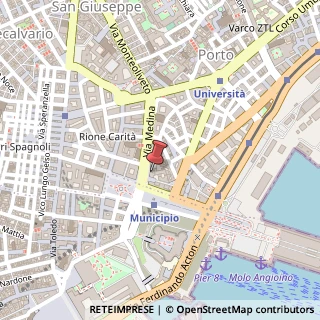 Mappa Via Medina, 32, 80133 Napoli, Napoli (Campania)
