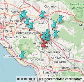 Mappa Via Giacobbi, 80044 Ottaviano NA, Italia (6.54923)