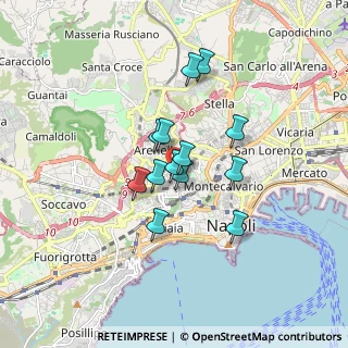Mappa Via Vincenzo D'Annibale, 80128 Napoli NA, Italia (1.29615)