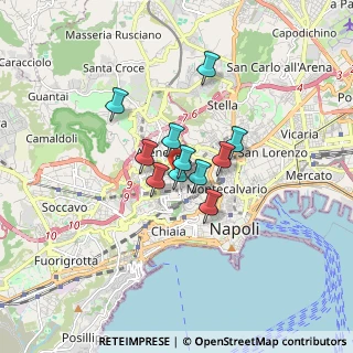 Mappa Via Vincenzo D'Annibale, 80128 Napoli NA, Italia (1.10727)
