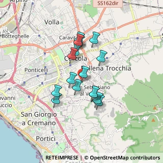 Mappa Via Bruno Buozzi, 80040 San Sebastiano Al Vesuvio NA, Italia (1.4475)