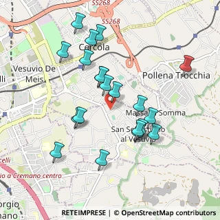 Mappa Via Bruno Buozzi, 80040 San Sebastiano Al Vesuvio NA, Italia (0.994)