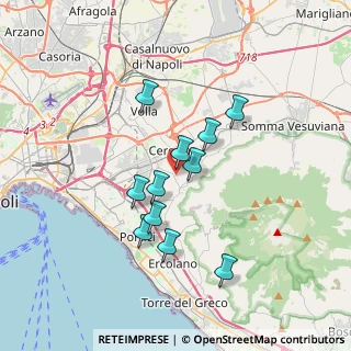 Mappa Via Bruno Buozzi, 80040 San Sebastiano Al Vesuvio NA, Italia (3.11091)