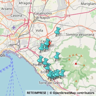 Mappa Via Bruno Buozzi, 80040 San Sebastiano Al Vesuvio NA, Italia (4.04923)