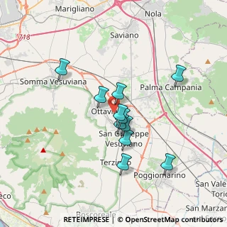 Mappa Via Vecchia Sarno, 80040 Ottaviano NA, Italia (3.08091)
