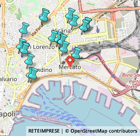 Mappa Via Generale Cosenz Enrico, 80142 Napoli NA, Italia (1.1195)