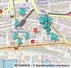 Mappa Via Generale Cosenz Enrico, 80142 Napoli NA, Italia (0.2235)