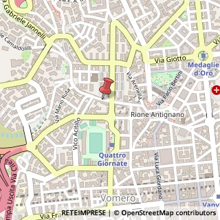 Mappa Via Case Puntellate, 30, 80128 Napoli, Napoli (Campania)