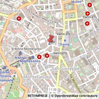 Mappa Via Tarsia, 44, 80135 Napoli, Napoli (Campania)