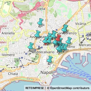 Mappa Salita Pontecorvo, 80134 Napoli NA, Italia (0.6705)