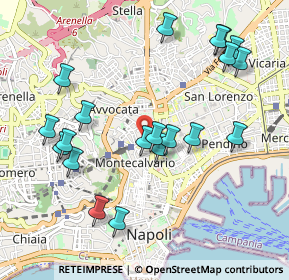 Mappa Salita Pontecorvo, 80134 Napoli NA, Italia (1.1485)