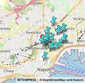 Mappa Salita Pontecorvo, 80134 Napoli NA, Italia (0.621)