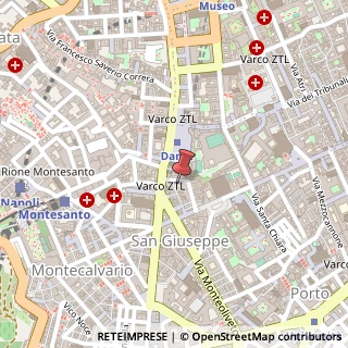 Mappa Via Cisterna dell'Olio, 49/59, 80134 Napoli, Napoli (Campania)