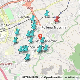 Mappa Via San Francesco, 80040 Massa di Somma NA, Italia (1.053)