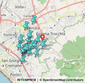 Mappa Via San Francesco, 80040 Massa di Somma NA, Italia (1.8915)