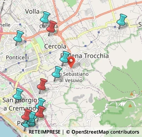 Mappa Via San Francesco, 80040 Massa di Somma NA, Italia (3.22286)