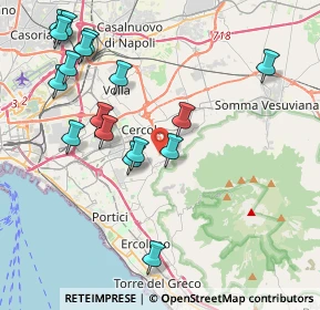 Mappa Via San Francesco, 80040 Massa di Somma NA, Italia (4.85)