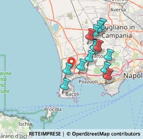 Mappa Contrada la Schiana, 80078 Pozzuoli NA, Italia (6.62429)