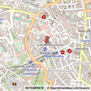 Mappa Vico Salata All'Olivella, 19, 80135 Napoli, Napoli (Campania)