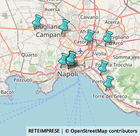 Mappa Universita' degli studi Dipartimento, 80134 Napoli NA, Italia (5.37273)