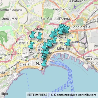 Mappa Universita' degli studi Dipartimento, 80134 Napoli NA, Italia (1.241)