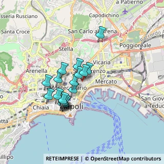 Mappa Universita' degli studi Dipartimento, 80134 Napoli NA, Italia (1.50105)