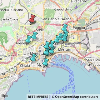 Mappa Universita' degli studi Dipartimento, 80134 Napoli NA, Italia (1.51)