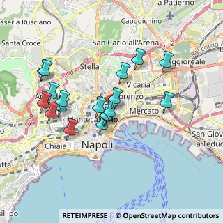 Mappa Universita' degli studi Dipartimento, 80134 Napoli NA, Italia (1.82722)